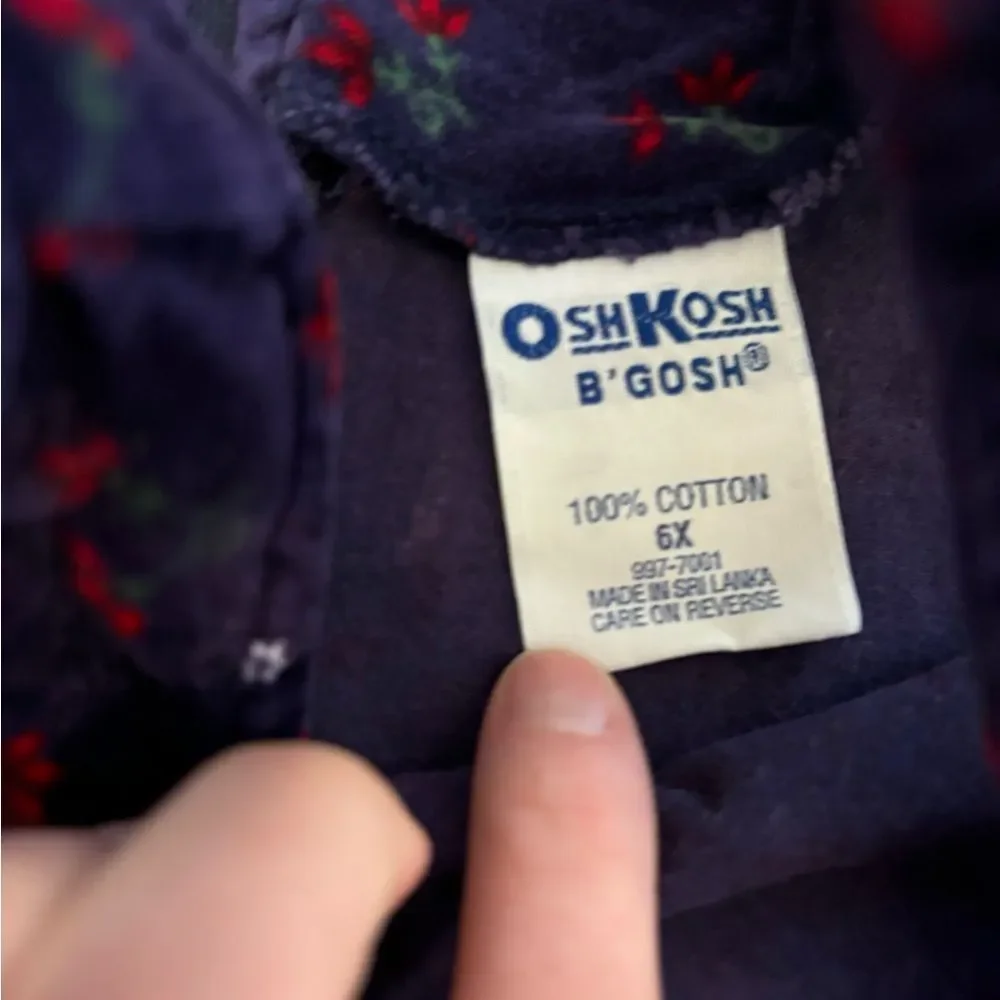 Osh Kosh B’Gosh Vintage Velour purple floral sleeveless dress